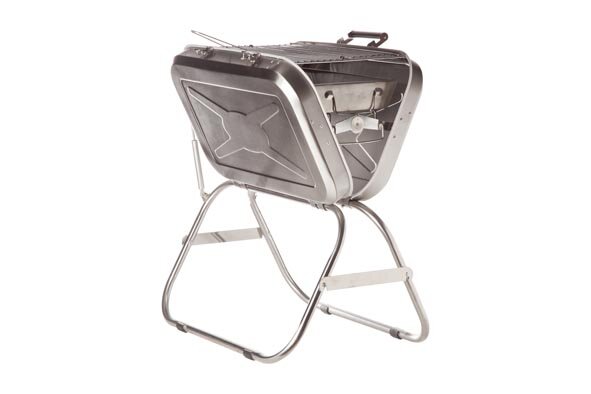 Travel BBQ opvouwbaar 50 cm RVS Cosy&amp;Trendy