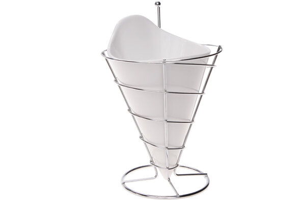Frietzak met houder 12cm x 23cm Cosy &amp; Trendy