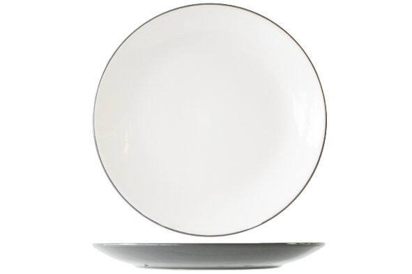 Bord rond Vince grijs 27,5 cm