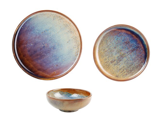 Serviesset 18-delig Nova blauw