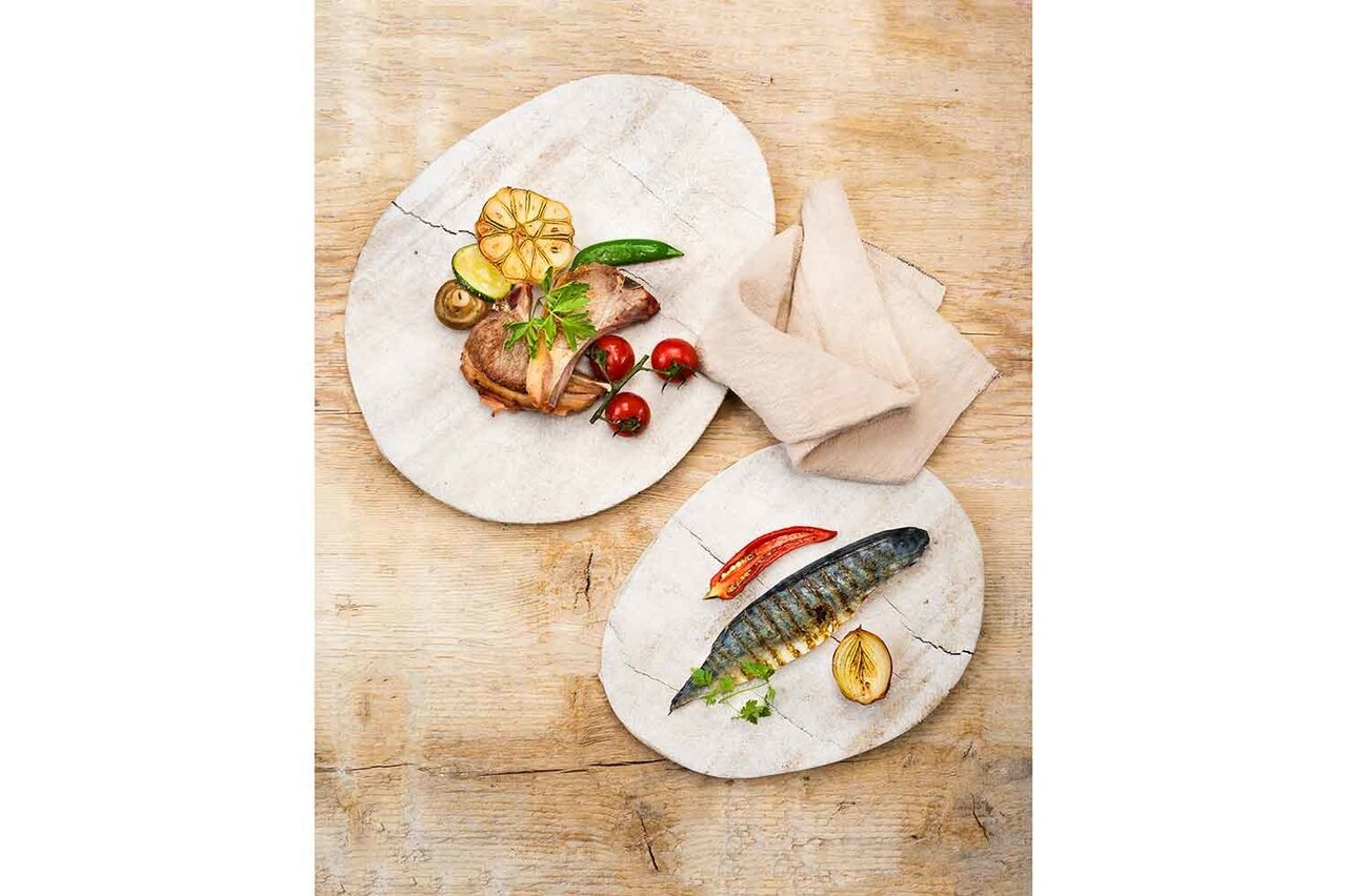 Bord ovaal 27cm Lithos