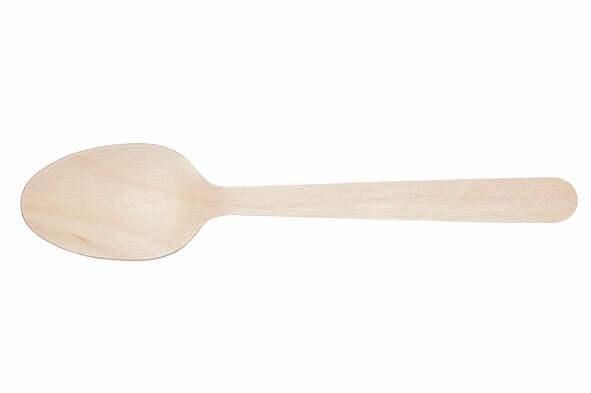 Houten lepel 20 stuks