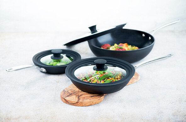 Deksel glas multi diameter 16-18 en 20 cm