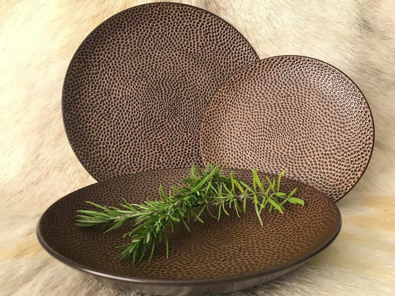 Bord rond 27,5 cm Leopard Q Authentic