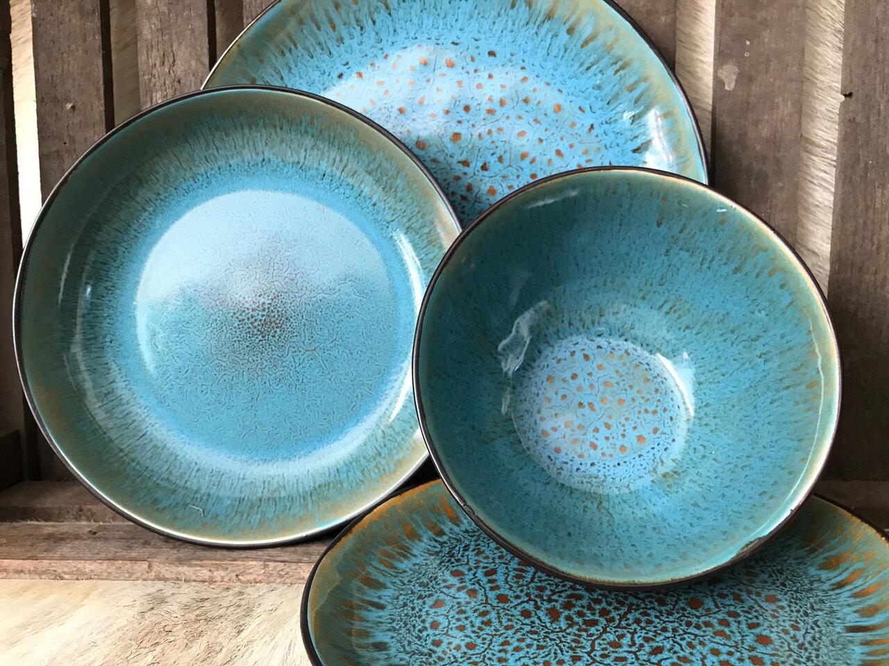 Serviesset 24-delig Lotus