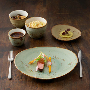 Serviesset 16-delig Q Authentic Aqua