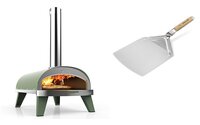 Pizzaoven Ziipa Piana Groen + Pizzaschep