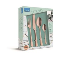 Bestekset 24 delig Austin Vintage koper Amefa