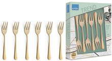 Gebaksvorkjes set van 6 Austin Vintage goud Amefa