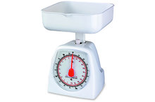 Keukenweegschaal mechanisch wit tot 1 kg