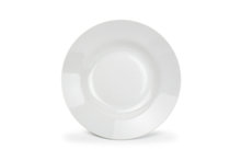 Bord diep Basic White rand