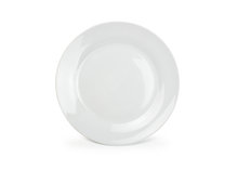 Bord 27 cm Basic White rand