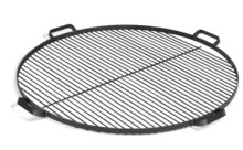 Stalen grillrooster met 4 handvaten 80cm