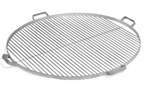 Grillrooster RVS met 4 handvaten 60 cm