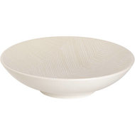 Schaal 19 cm Leaf wit