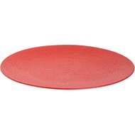Bord 27 cm rood Cubical