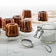 Bakvorm tulband siliconen 7,1 cm zwart