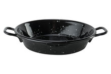 Paellapan 12 cm ge&euml;mailleerd staal
