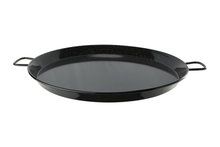 Paellapan 60 cm ge&euml;mailleerd staal