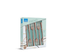 Amefa Gebaksvorkjes Felicity 6 stuks ros&eacute; champagne