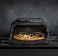 Stove top pizza oven Fernus Charcoal Mat zwart 
