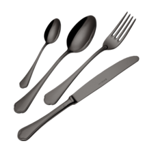  Eme Bestekset Domus 18/10 16-delig Zwart 4-persoons