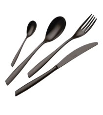 Eme Bestekset Eleven 18/10 24-delig Zwart 6-persoons