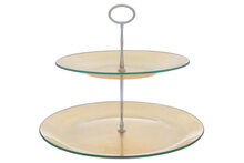 Etagere glas goud