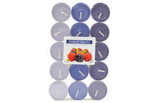 Theelichtjes paars bosvruchten 30 stuks