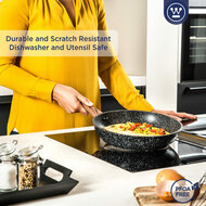 Koekenpan 30 cm Black Marble Wood Westinghouse