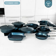 Koekenpan 24 cm Blauw Performance Series Inductie Westinghouse