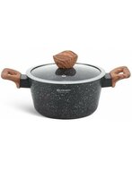 Pannenset Luxe 15 Delig Zwart-Bruin Ed&euml;nb&euml;rg Stonetec Line