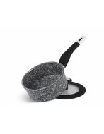 Steelpan Keramische Coating 16 cm Grijs-Zwart Ed&euml;nb&euml;rg Stonetec Line