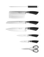 Messenset 8-Delig met messenhouder Ed&euml;nb&euml;rg Black Line 1