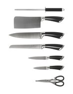 Messenset 8-Delig met luxe messenhouder Ed&euml;nb&euml;rg Black Line 2