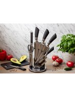 Messenset 8-Delig met messenhouder Ed&euml;nb&euml;rg Black Line 2