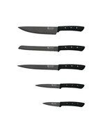 Messenset 6-Delig met messenhouder Ed&euml;nb&euml;rg Black Line 1