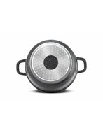 Kookpan Keramische Coating 24 cm Zwart-Zilver Ed&euml;nb&euml;rg Black Line