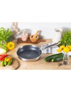 Koekenpan Keramische Coating 24 cm Zilver Ed&euml;nb&euml;rg Exclusive Line