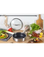 Hapjespan Keramische Coating 24 cm Zilver Ed&euml;nb&euml;rg Exclusive Line