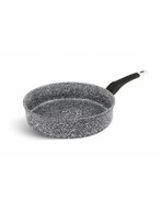 Hapjespan Keramische Coating 26 cm Grijs-Zwart-Wit Ed&euml;nb&euml;rg Stonetec Line