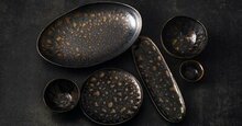 Serviesset 16-delig Gold Flaked Nobile