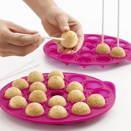 Bakvorm voor 18 Cake Pops Silicone L&eacute;ku&eacute;