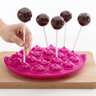 Bakvorm voor 18 Cake Pops Silicone L&eacute;ku&eacute;