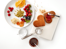 Bakvorm voor 4 Hartjes Silicone L&eacute;ku&eacute;