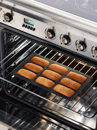 Bakvorm voor 9 Rechthoekige Cakejes Silicone Rood L&eacute;ku&eacute; 