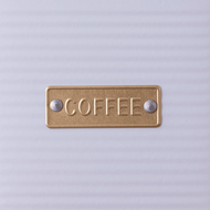Voorraadpot Koffie Otto Square Wit