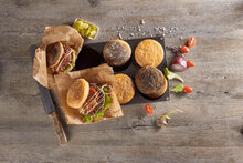 Bakvorm voor 6 Hamburgerbroodjes Flexiform Lurch