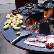 Barbecue Whitefire 99 cm zwart