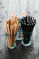 Rietjes Bruin Papier set van 48
